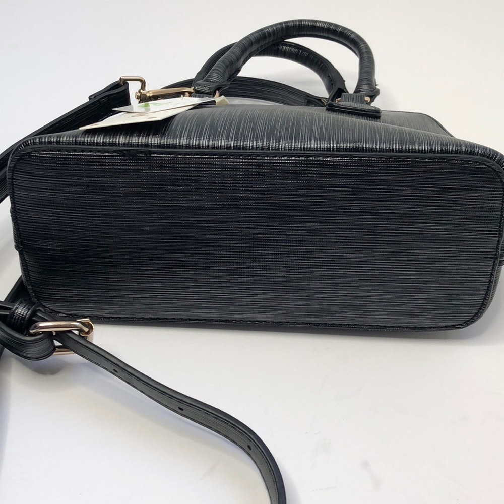 Le Miel black vegan leather satchel - Picture 5 of 6